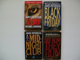 James Patterson (4 Set) Zoo; Black Friday; Midnight Club; See How They R... - $53.89