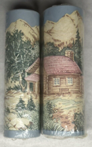 2 Vintage Wallpaper Border Pre-Pasted Cabin Country 24 FT - £5.22 GBP