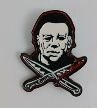 Halloween Michael Myers horror movie lapel hat Enamel Pin - £5.38 GBP