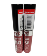 2x NYC 479 Voluminous Pink Big Bold Plumping Lip Gloss NEW SEALED - $19.80