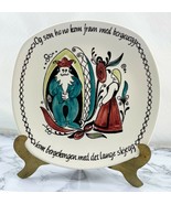 Vintage Stolt Margit Wall Plate II Handpainted Anne Loftus Stavangerflin... - $32.14 CAD