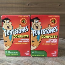 2 x 90 Tablets Flintstones Chewable Kids Vitamin Multivitamin Kids  EXP 02/25 - £14.91 GBP