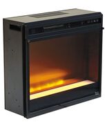 Entertainment Accessories - Fireplace Insert Glass/Stone - Black - €183,75 EUR