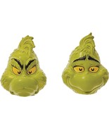 Dr Seuss The Grinch -FACES Salt &amp; Pepper Shaker by Enesco D56 - $476.84 MXN