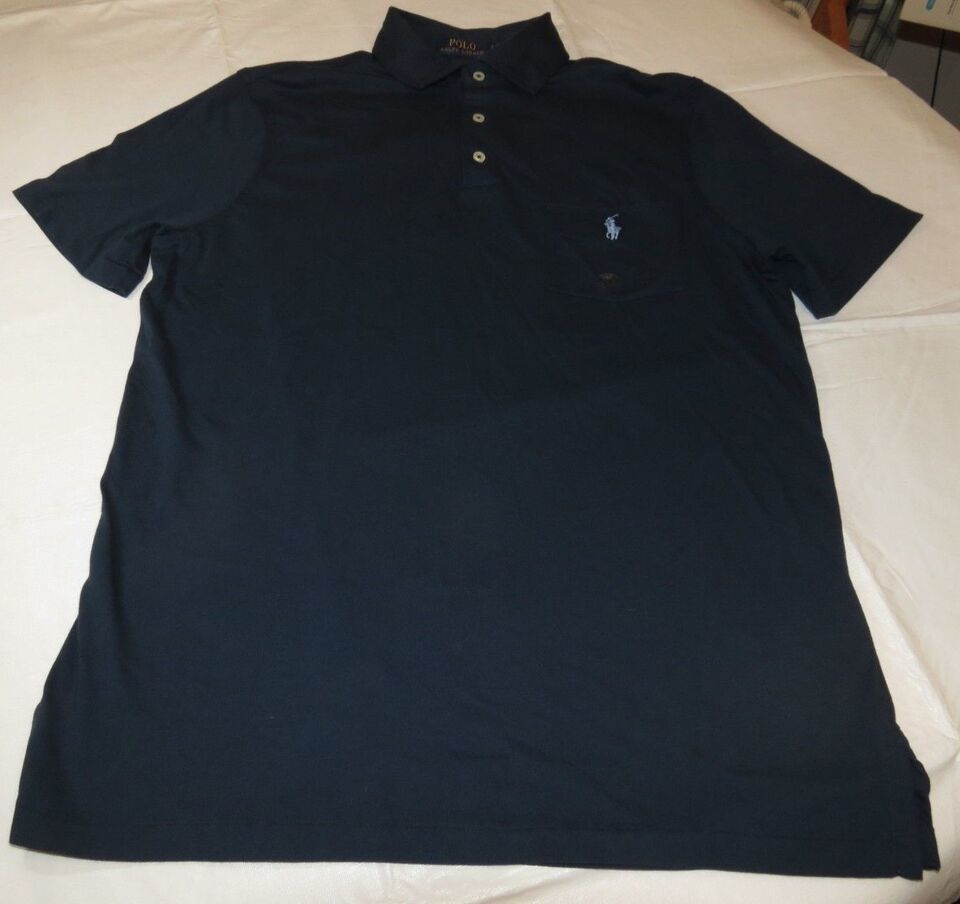 Mens Polo Ralph Lauren short sleeve cotton Polo shirt S Classic Fit 3330... - $37.86