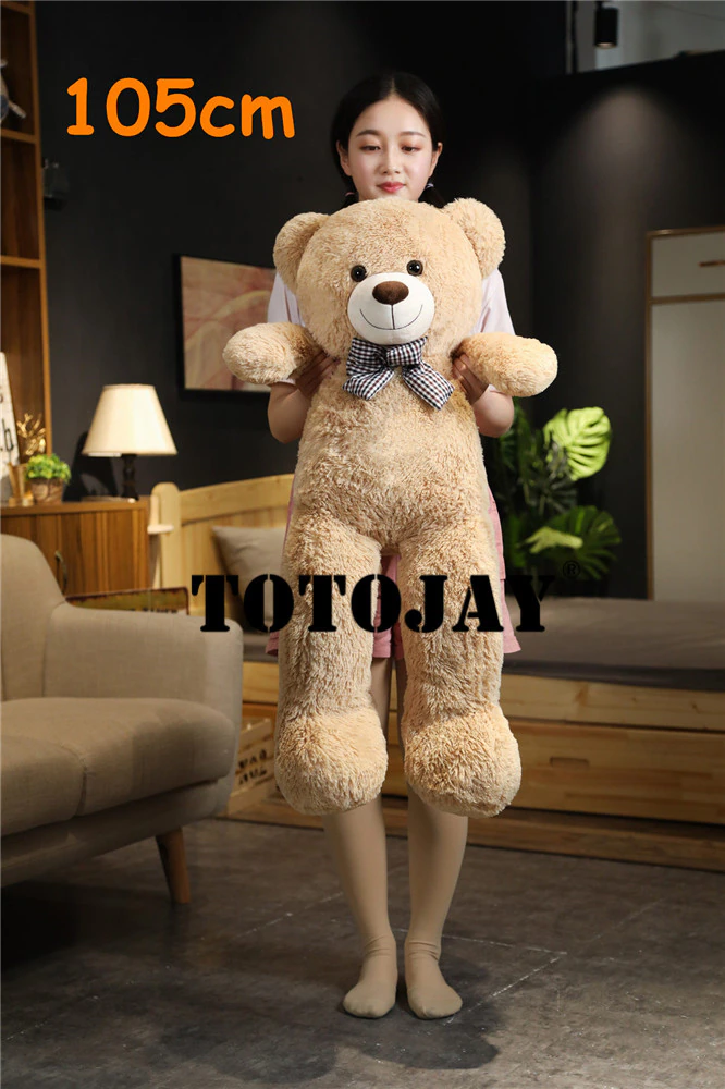 Bear Giant Bear Plush Doll Soft Stuffed Animal Teddy Bear Cute Gift 105cm - £40.90 GBP