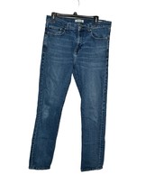 Good Threads Men&#39;s Jeans Straight Mid-Rise 5-Pocket Medium Wash Denim Bl... - $19.79