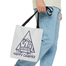 Nature Lover&#39;s Tote Bag: Camper Van Adventure Graphic, All-Over Print, D... - £17.00 GBP+