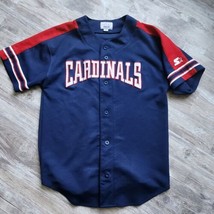 Vintage MLB Starter St Louis Cardinals Starter Navy Blue Baseball Jersey... - £61.97 GBP