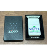 NOS New 2016 White Zippo Cigarette Lighter Advertising Seneca Allegany Casino NY - $24.00