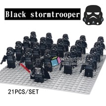 21pcs/set Star Wars Empire Army Darth Vader &amp; Shadow stormtroopers Minifigures  - £26.37 GBP