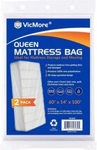 Generously Sized Queen Mattress Bags - 2-Pack, 1.5 Mil Moisture Resistant - $32.62