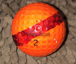 Golden Scot #2 Vintage Orange Golf Ball - £3.84 GBP