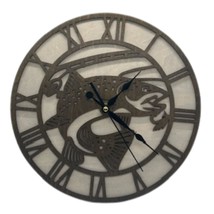 Custom BASS FISH FISHING Wall Clock Laser Cut Layered Wood Decor Gift - $39.59