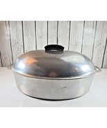 Vintage Majestic Cast Aluminum Oval Dutch Oven/Roaster w/ Lid 16x10x5 - $1,202.32 MXN