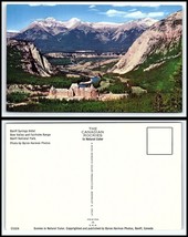 CANADA Postcard - Banff Springs Hotel, Bow Valley &amp; Fairholm Range J13 - £2.32 GBP