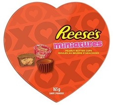 Reese Valentines Chocolate Peanut Butter Candy, Heart Shaped Gift, 165g/... - £18.56 GBP