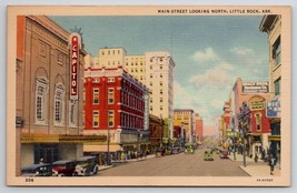 Little Rock Arkansas Main Street Looking North Postcard P23 - £5.55 GBP