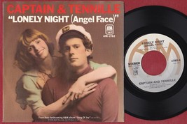 Captain &amp; Tennille 45 RPM &amp; PS - Lonely Night (Angel Face) / Smile for Me - £9.62 GBP