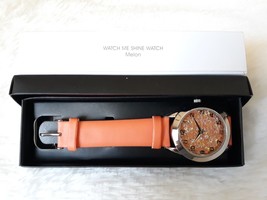AVON WATCH ME SHINE WATCH &quot;MELON&quot; (Quartz movement / Strap Band) ~ NEW!!! - $15.49