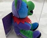 Grateful Dead Bear Franklin Stuffed Plush Doll 7” Liquid Blue Vintage W/... - £16.49 GBP