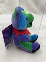 Grateful Dead Bear Franklin Stuffed Plush Doll 7” Liquid Blue Vintage W/Tag Case - £16.60 GBP