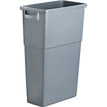 Genuine Joe GJO60465CT 23 gal Slim Waste Container, Gray - $175.81