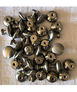 Lot of 33  Solid Stainless Steel Drawer Cabinet Pulls/ Knobs - £27.51 GBP