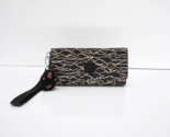 Kipling RUBI Snap Long Wallet Wristlet AC8152 Polyester Groovy Vines Nav... - $39.95