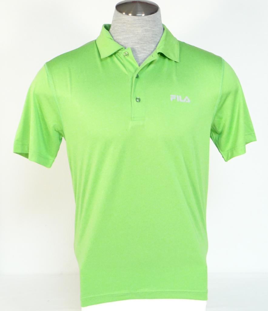 Fila Performa Green Short Sleeve Stretch Polo Shirt Mens NWT - £39.84 GBP