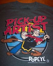 Vintage Style Popeye The Sailor Man PICK-UP Artist T-Shirt Xl New Olive Oil - £15.87 GBP