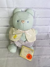VTG Hallmark Heartline Baby Bear Teddy Plush Stuffed Striped Shorts Duck Coat - £82.84 GBP