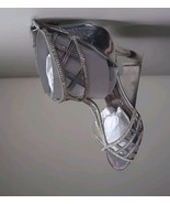 2 Lips Too Womens Elegant Zip Back Dress Shoes Silver/Rhinestone 7.5 - $21.77 CAD