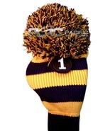 new #1 blue yellow POM POM headcover golf club head cover fits Taylormad... - £11.59 GBP