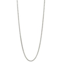 1mm 14k White Gold 18&quot; inch Wheat Chain Necklace 2.2 g - $318.50