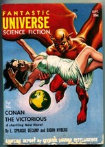 Fantastic Universe Science FICTION-Sept 1957-Pulp-CONAN-Finlay Cover - £53.41 GBP