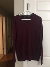 Men&#39;s Claiborne Performance Thermolite Pullover Sweater--Maroon--Size L - $9.99