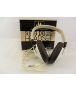 Longines Symphonette Super Deluxe Headset LSH-650 Headphones White Soft ... - £22.67 GBP