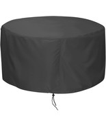 Lbting Fire Pit Cover, 48 Inch Cover For 45-48 Inch Round Firepit,, Black - $699.38 MXN
