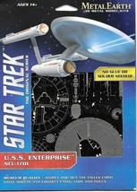 Star Trek Classic TV Enterprise 1701 Metal Earth 3-D Laser Cut Steel Mod... - $11.64