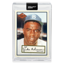 Topps Project 2020 #194 1952 #312 Jackie Robinson Brooklyn La Dodgers Oldmanalan - £13.99 GBP