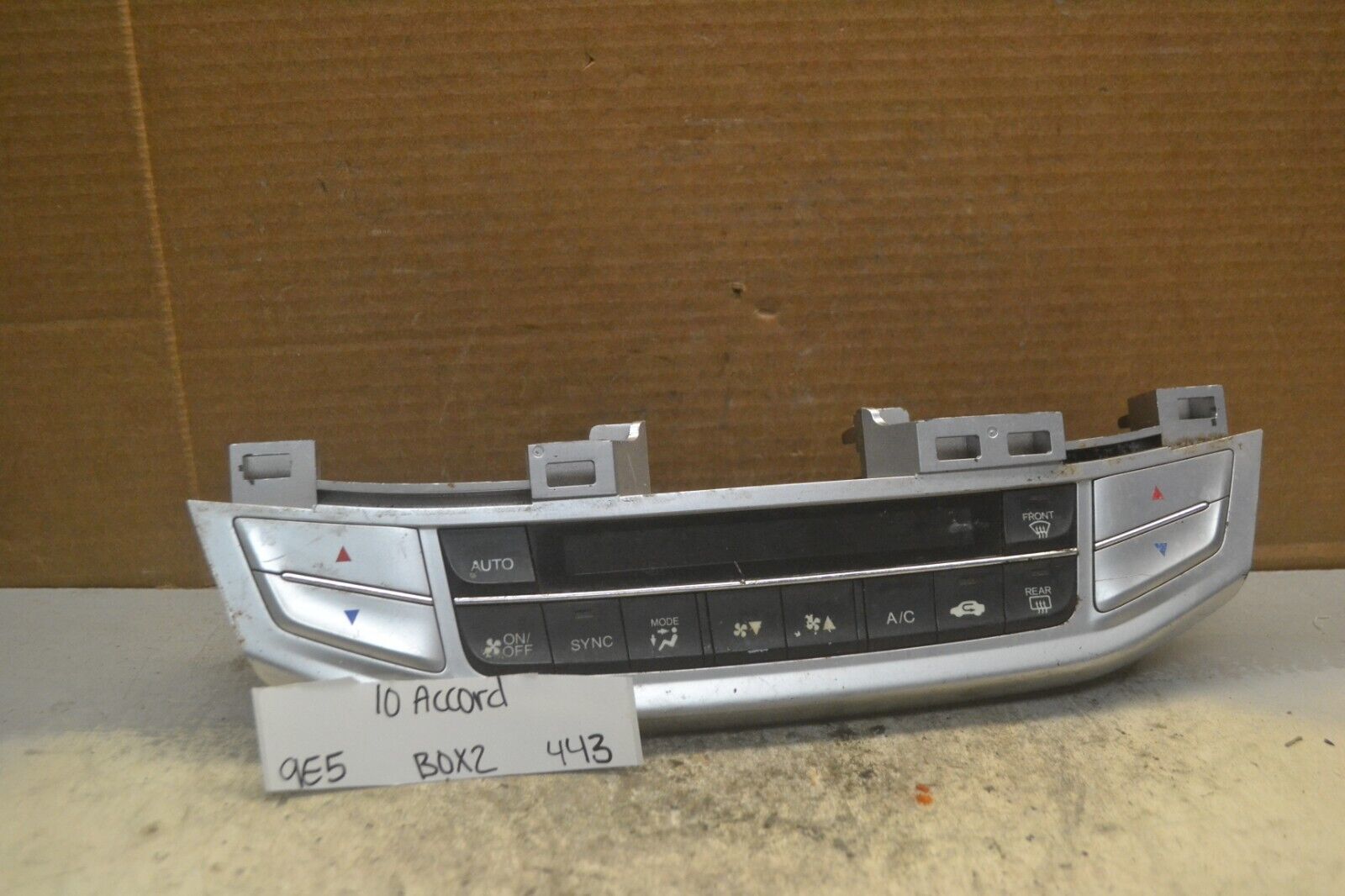 1315 Honda Accord Temperature AC Climate 79600T2FA611M1 Control 443