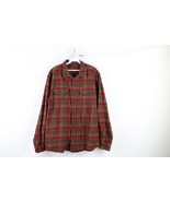 Orvis Mens Large Spell Out Double Pocket Heavyweight Flannel Button Shir... - $61.73 CAD