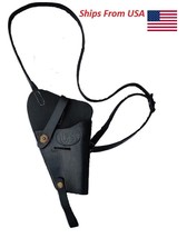 U.S. WWII Leather Colt M1911 M3 Shoulder Holster - Black Color - £23.54 GBP