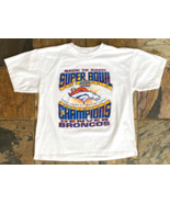 Vtg Denver Broncos Back to Back Super Bowl Champions 1999 Shirt-XL-NFL F... - £14.92 GBP