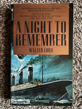 Walter Lord A Night To Remember Sinking Of The Titanic Great Cover Art - $2.96