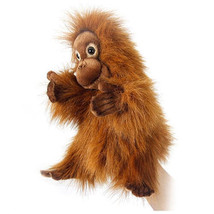Hansa Realistic Hand Puppet - Orangutan 25cm - $52.91