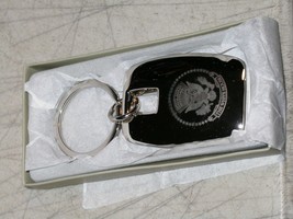 WHITE HOUSE Gift Shop KEY RING Polished Chrome NIB - £10.20 GBP