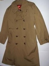 Pre-owned VTG T HARBOR MASTER Men&#39;s Tan Trench Coat Size 40 - $78.21