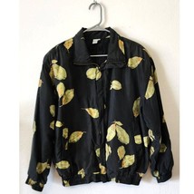 FUDA International Vintage Silk Full Zip Jacket w/ Pockets Size Medium - $736.94 MXN
